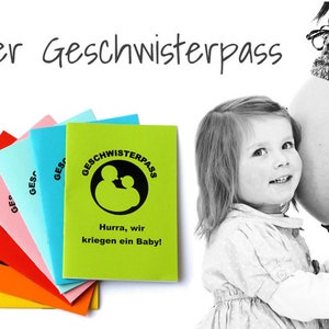 GESCHWISTERPASS wie ein Mutterpass image 1