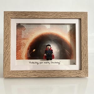 Doctor Strange Frame “Master of the Mystic Arts” | Handmade Marvel Wall Art | Superhero Decor | Unique Gift