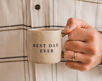 Personalized Dad Mug, Best Dad Ever Mug, Custom Name Mug, First Fathers Day Gift, New Dad Gift, Coffee Mug for Dad