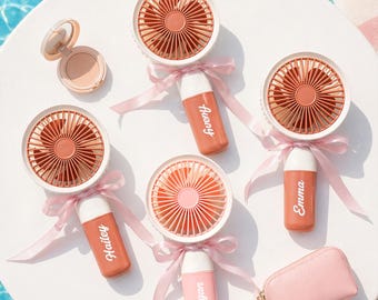 Personalisierter Taschenfächer: Sommer Pool Party Gastgeschenke, Junggesellinnenabschied Geschenke, Girls Trip Essentials
