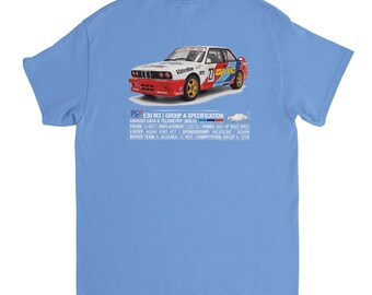 E30 Group A '86 "Touring Spec" T-Shirt — Premium Automotive Streetwear