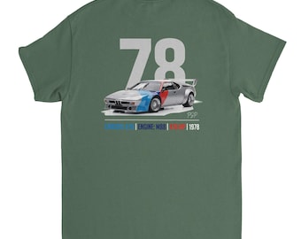 E26 Procar '78 "Mid-Engine Legend" T-Shirt — Premium Automotive Streetwear