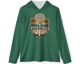 Stick N Balls Lacrosse Logo Kapuzenpullover | Sport Warmup Kapuzenpullover