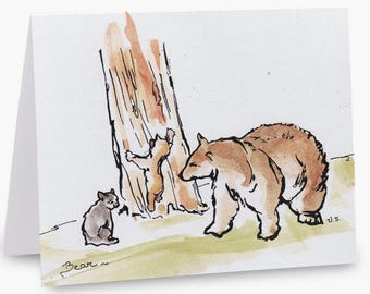 Assorted Watercolor Note Card Creations by Ginny