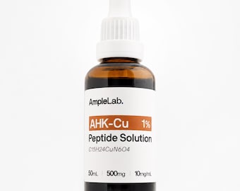 AHK-Cu Koperpeptide Serum 1% | Serum voor haargroei en hoofdhuid | Ondersteuning van de haarzakjes | Tripeptide-3 | AmpleLab UK
