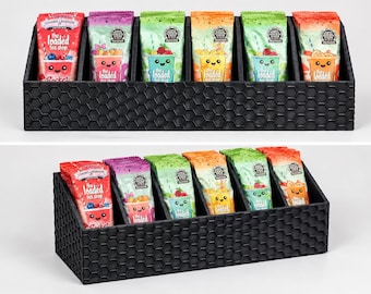 Drink Packet Organizer I 6 Section Drink Mix Holder I Liquid IV Organizer I Loaded Tea Storage I 3D Printed