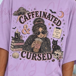 Kustheks PNG, Boekachtig herfst-in-zomerontwerp, Spookachtige strandlezerafbeelding, Retro jaren 90 gotische zomer PNG, Heksenachtige boekenliefhebber sublimatie