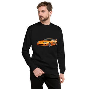 Toyota Supra MK4 Sweatshirt – JDM Car Jumper – Japanese Sports Car Sweatshirt – Car Enthusiast Gift – Unisex Crewneck – Streetwear UK