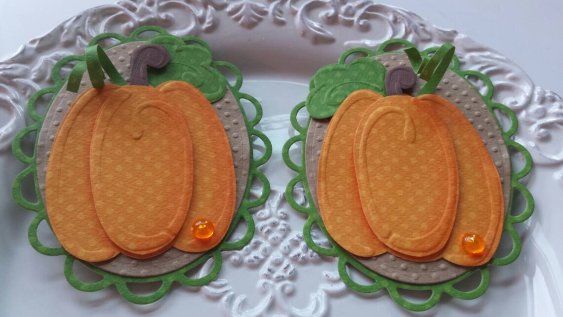 Fall scrapbook embellishments halloween scrapbook Etsy