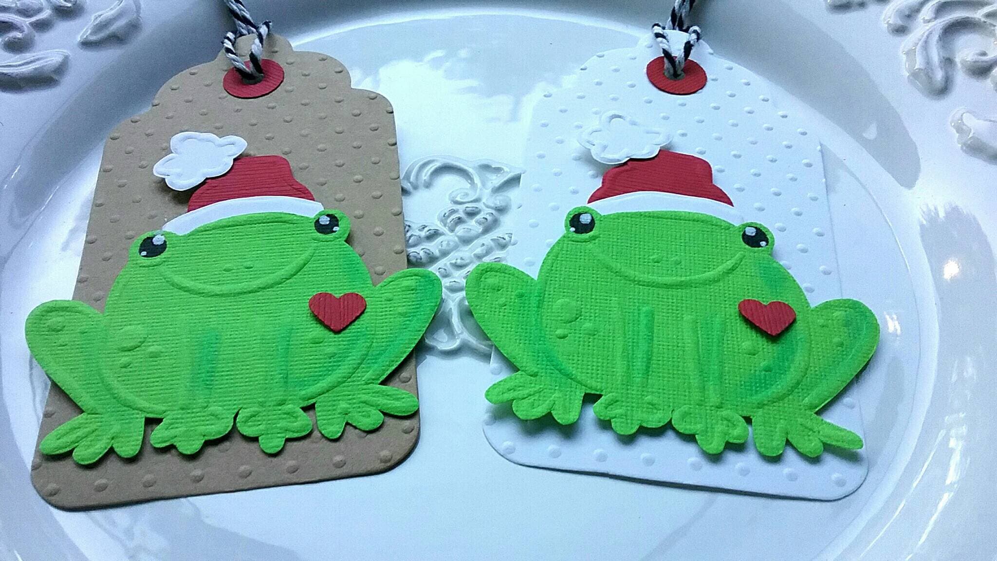 Frog Christmas Tag Printable Free