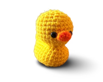 Patito de goma tejido a crochet