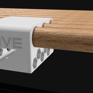 Hive USB-laddare – Bildskärmsstativ i STL-format | 3D-utskrivbar | Skrivbordsorganisatör | Modern bikakedesign | Direktnedladdning