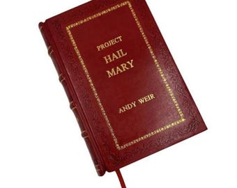 Project Hail Mary par Andy Weir édition cuir rebondi