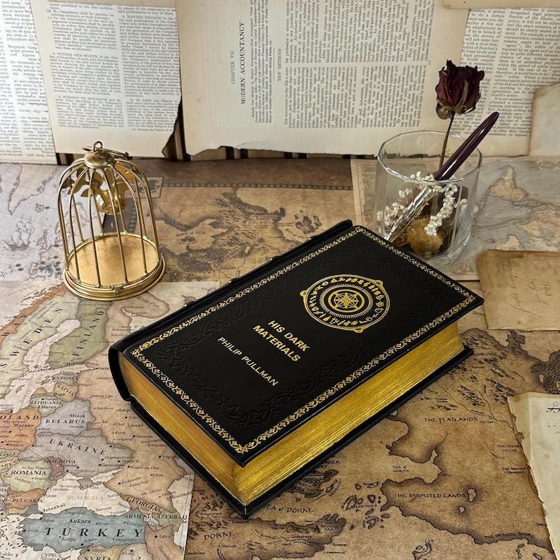 His Dark Materials by Philip Pullman Rebound Leather Edition image 2