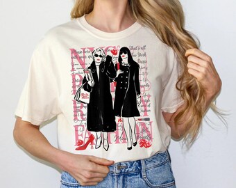 Ilustração PNG de moda de O Diabo Veste Prada, Você não vai a Paris, Miranda Priestly PNG, Download digital da estampa de camiseta de O Diabo Veste Prada
