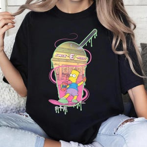 Bart Simpson Kwik-E-Mart Skateboard Drink Graphic Png, Simpsons PNG, Bart Simpson PNG, Instant Download