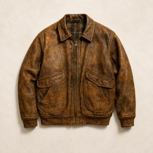 40s German Leather Jacket - Etsy