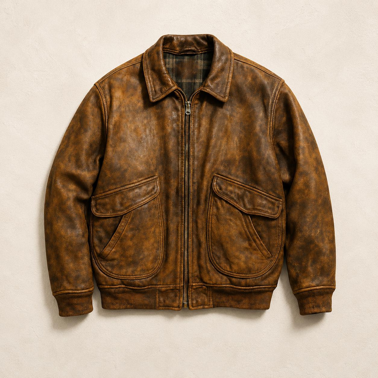 40s German Leather Jacket - Etsy