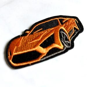 Cartoon Race Car Iron on Patch 1pc, Embroidery Applique, Sticker, DIY Supplies