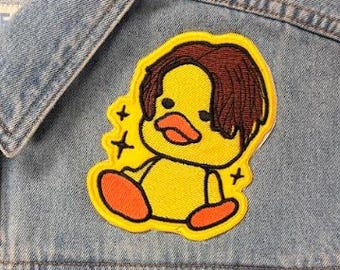 noah duck iron-on 4" patch