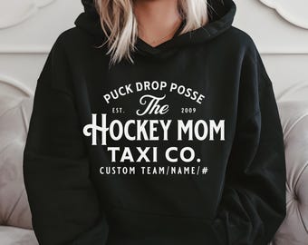 Gepersonaliseerde hockey moeder trui, hockey moeder kleding, cadeau voor hockey moeder, aangepaste hockey moeder trui, hockey moeder kleding, hockey leven