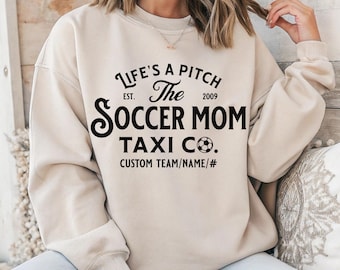 Suéter personalizado para mamá futbolera, ropa para mamá futbolera, regalo para mamá futbolera, suéter personalizado para mamá futbolera, ropa para mamá, vida futbolera