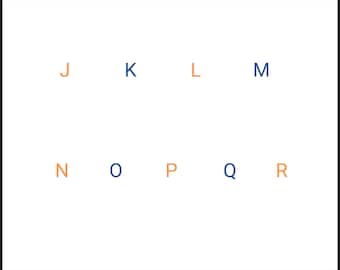 Letters Boards | Small Font Boards for Convergence insufficiency | Non-Laminated Math & Alphabet Set