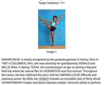 Spellers Method Lesson PDF| Simone Biles