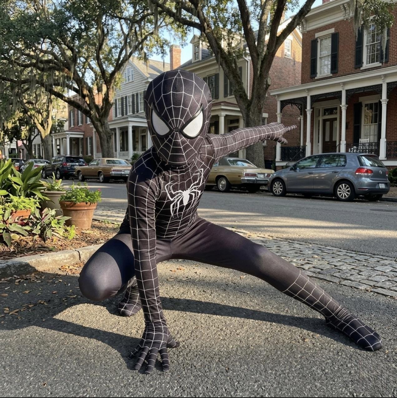 Black Spiderman Costume - Etsy Canada