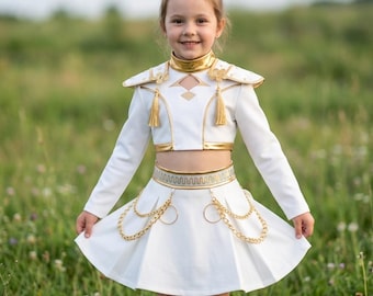 Kpop Mädchen Kostüm Schwarz Outfit Kinder Halloween Cosplay Tanz Aufführung Shiny Suit Anime Stage Wear Geburtstagsgeschenk Mädchen