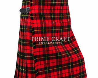 Kilt scozzese Wallace / Kilt tradizionale scozzese in lana acrilica fatto a mano