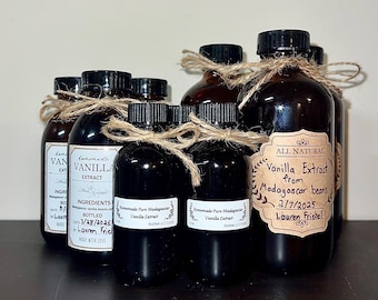 Homemade Pure Madagascar Vanilla Extract