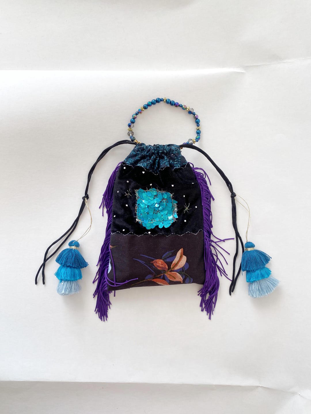 Night Mermaid Magic Bag * Witch Bag * Tarot Card Pouch * Medicine ...