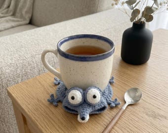 Eichhörnchen Untersetzer Häkelanleitung, Lustiger Becher Untersetzer, Tier Amigurumi PDF Häkelanleitung