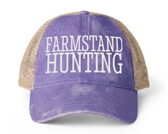 Farmstand Hunting: gewassen pet met mesh achterkant voor dames