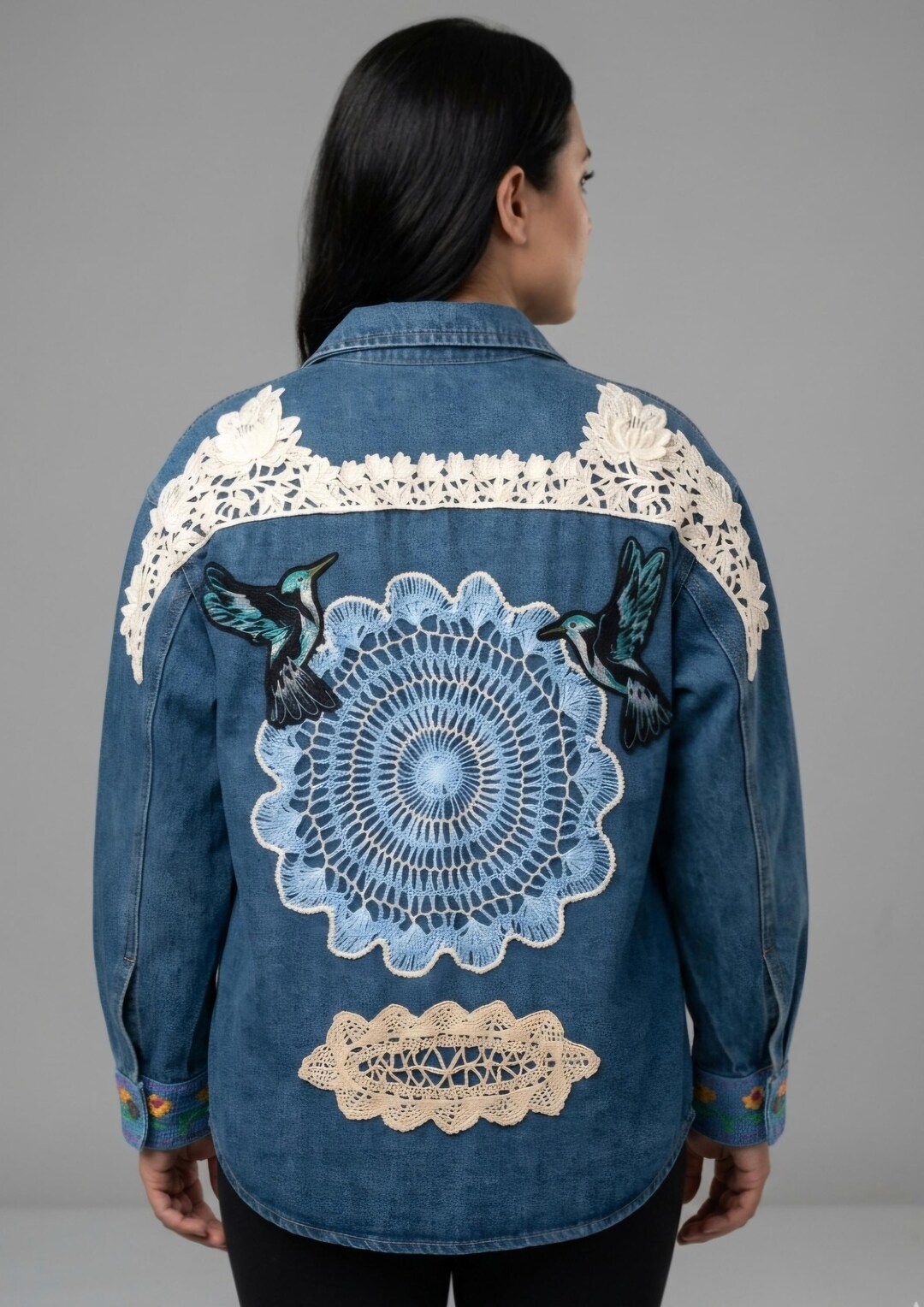 Doiley Jacket Upcycled Vintage Doily Jacket - Etsy