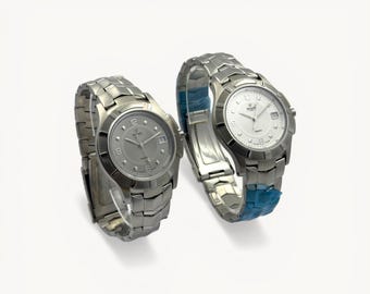 Reloj de pulsera de lujo Nivada 1926, fabricado en Suiza, de acero, con esfera blanca o gris y cristal de zafiro, nuevo sin usar.
