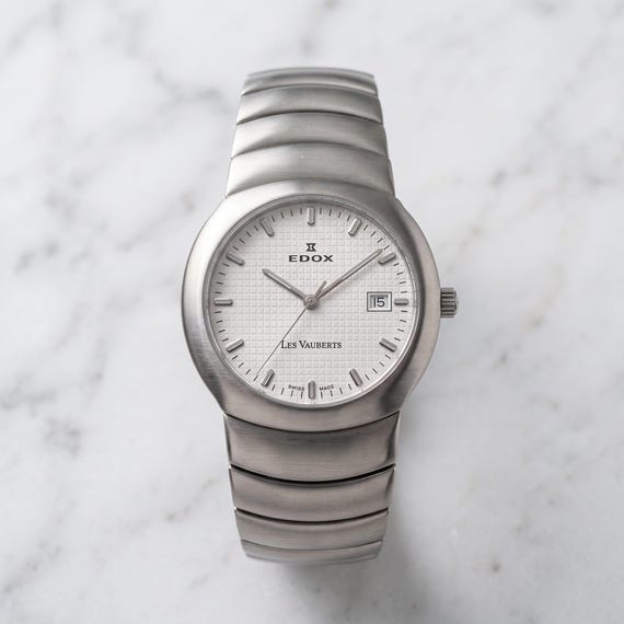 Edox Les Vauberts 61145 Ultra Slim Swiss Quartz Watch… - Gem