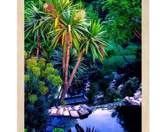 Tropical Garden London Print, London Wall Art Framed, Housewarming Gift UK, Nature Photography Poster