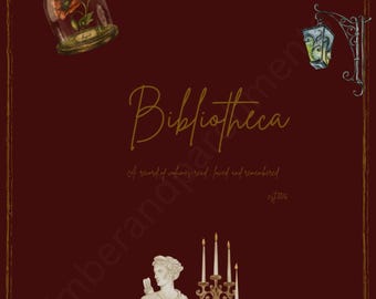 Plantilla para reseñas de libros y diario de personajes / Hojas de lectura imprimibles / Biblioteca / Regalo para amantes de los libros / Compatible con GoodNotes / Diario imprimible