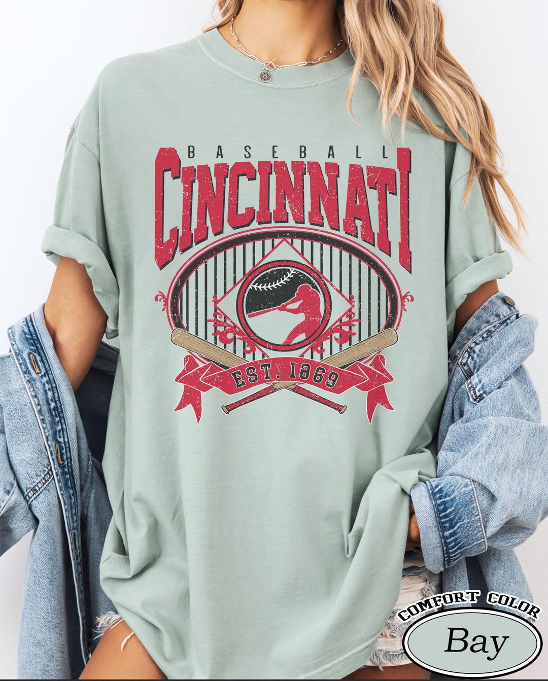 Cincinnati Baseball Digital Download PNG, Retro Cincinnati Baseball ...