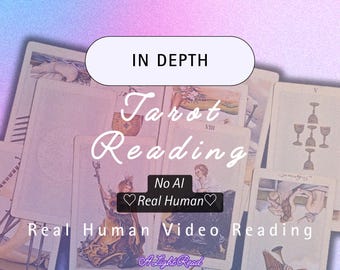 In Depth Tarot Reading with Video | Real Human | 10 years of experience | 48 hour delivery