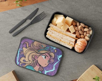 Fiambrera bento con utensilios / Shayna