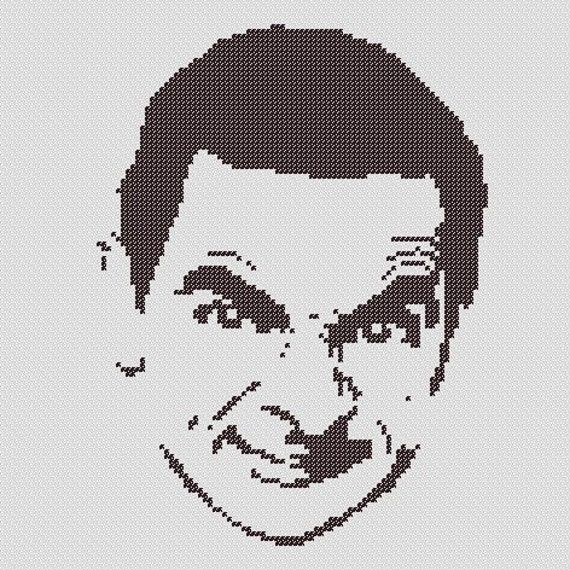 PATTERN: Mr. Bean Cross Stitch | Etsy