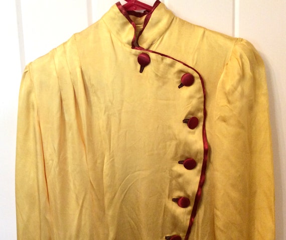 Vintage satin tunic dress top costume party skati… - image 2