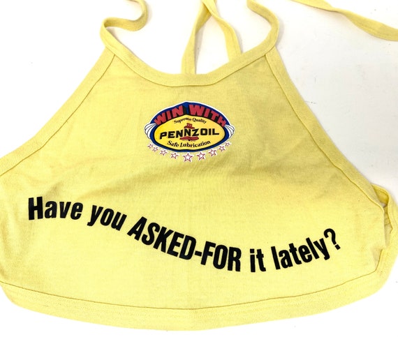 Vintage Pennzoil advertisement halter top - image 4