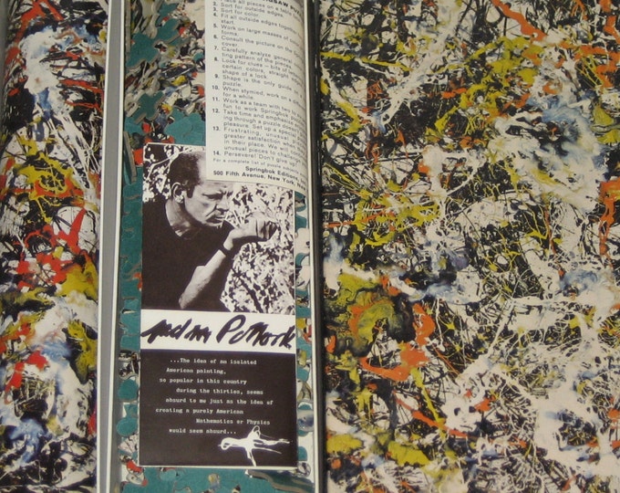 Jackson Pollock Puzzle With Bio and Litho Convergence Etsy