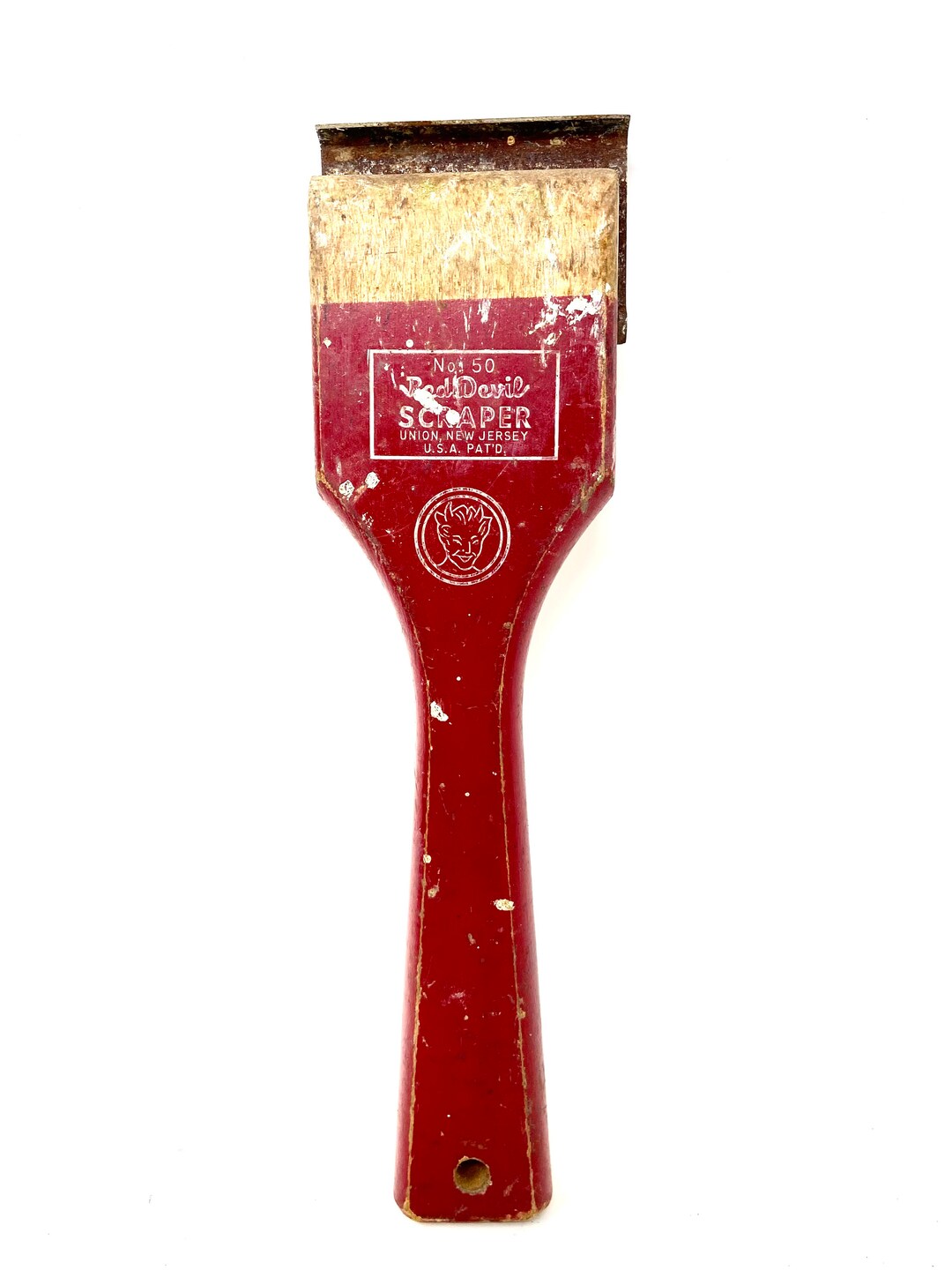 Vintage Red Devil Scraper Wood and Metal Used Condition Etsy