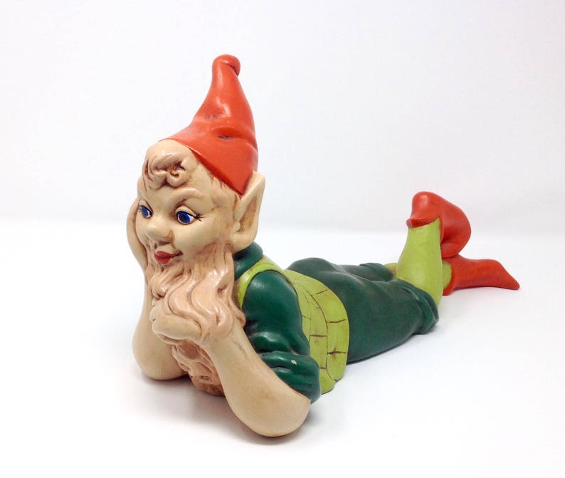 Vintage Ceramic Christmas Elves 