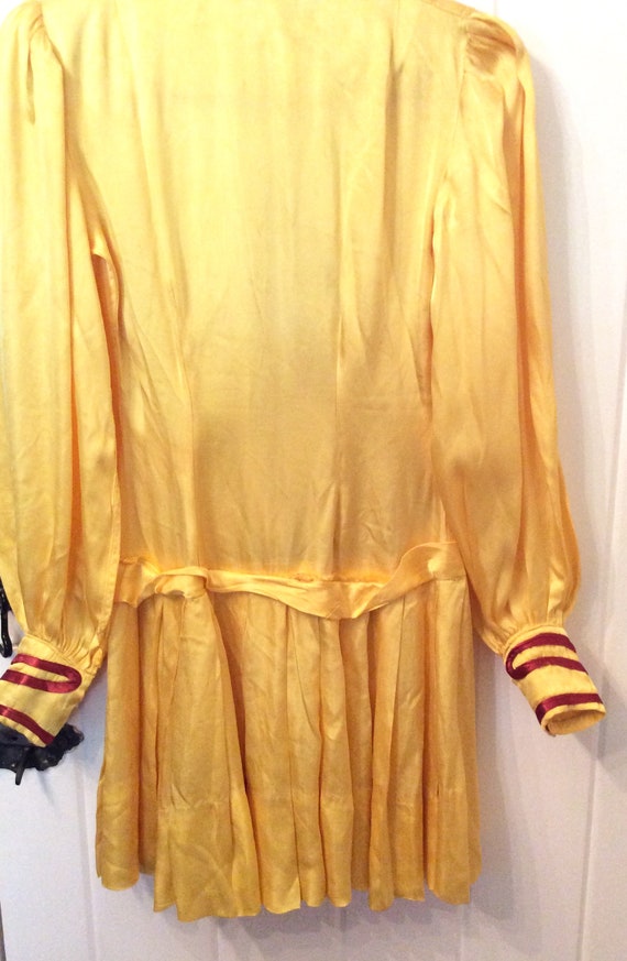 Vintage satin tunic dress top costume party skati… - image 6
